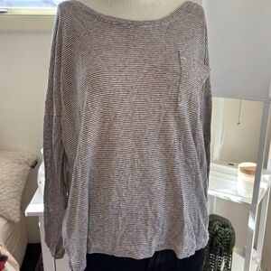 striped old navy long sleeve size large